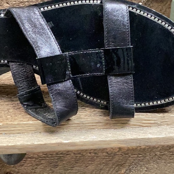 Vaneli Black Slide Sandals - Picture 3 of 5